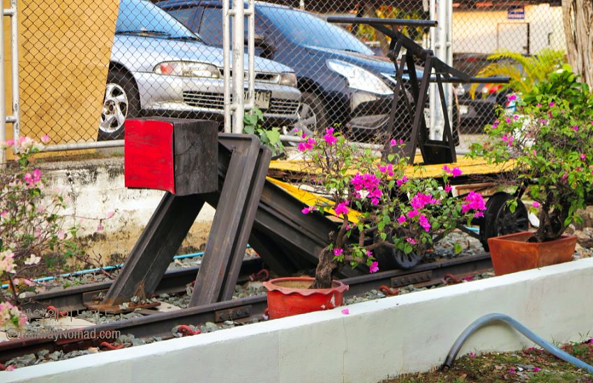 Traffic barriers at Chiang Mai Railway Station, Thailand